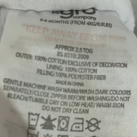 Grobag 0-6M Unisex Sleep Bag 2.5 TOG - Picture 5 of 5